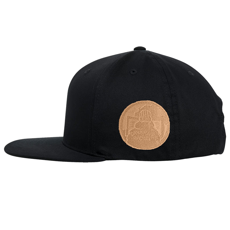 SnapBack B Tag Black/Pink Gold